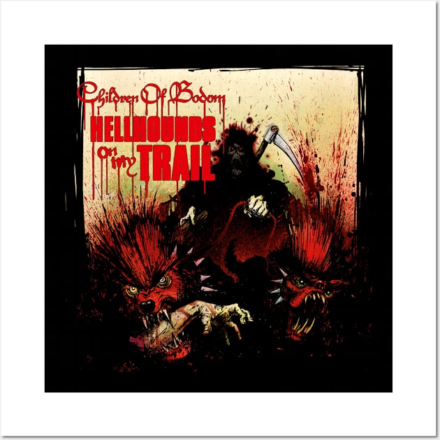 Children Of Bodom Hellhounds On My Trail Album Wall Art by Mey X Prints